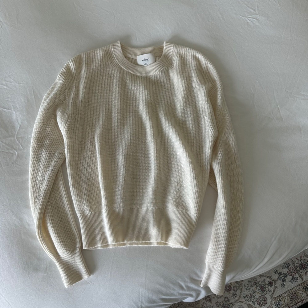 Aritzia Wilfred Manila Sweater, Color: Oak, Size: XS